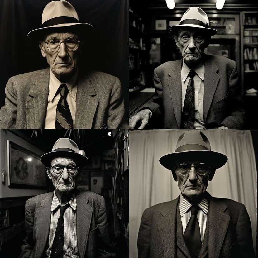 vintage monochrome portrait