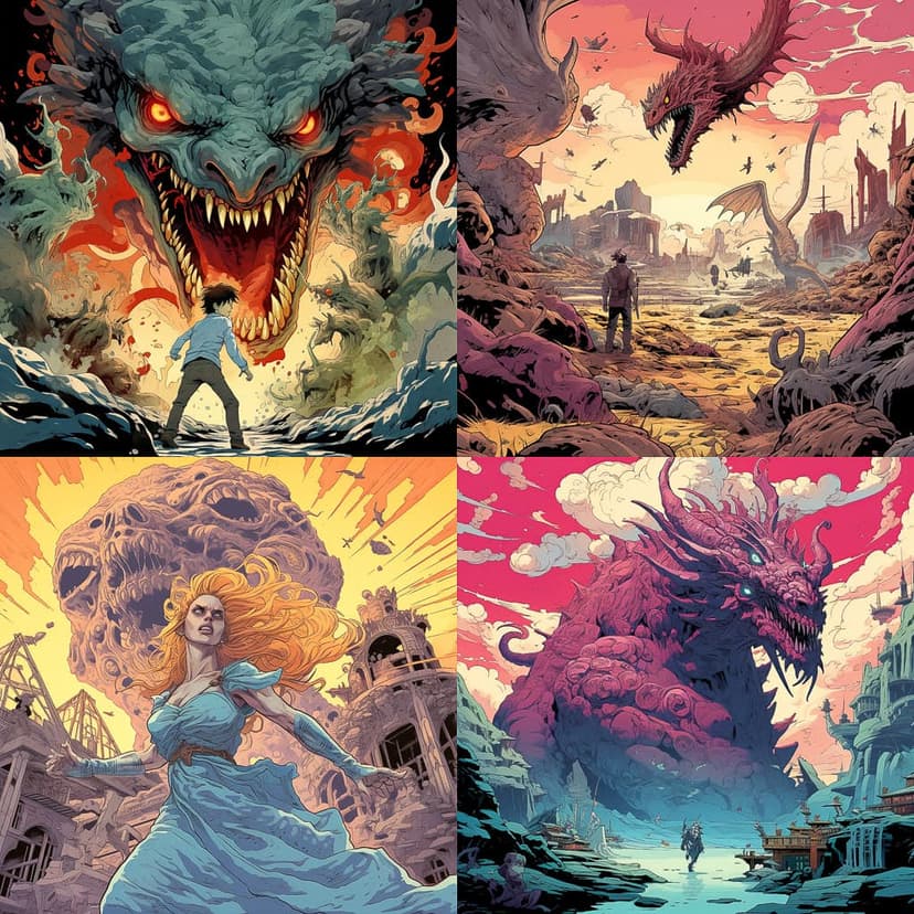 dynamic comic fantasy