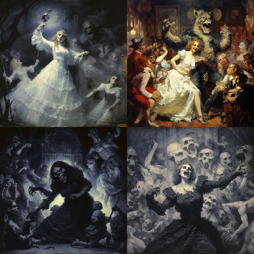 Gothic Horror Illustration