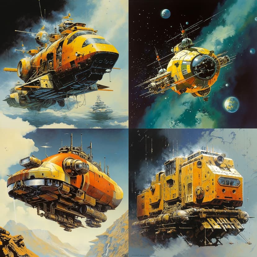 Retro Sci-Fi Illustration