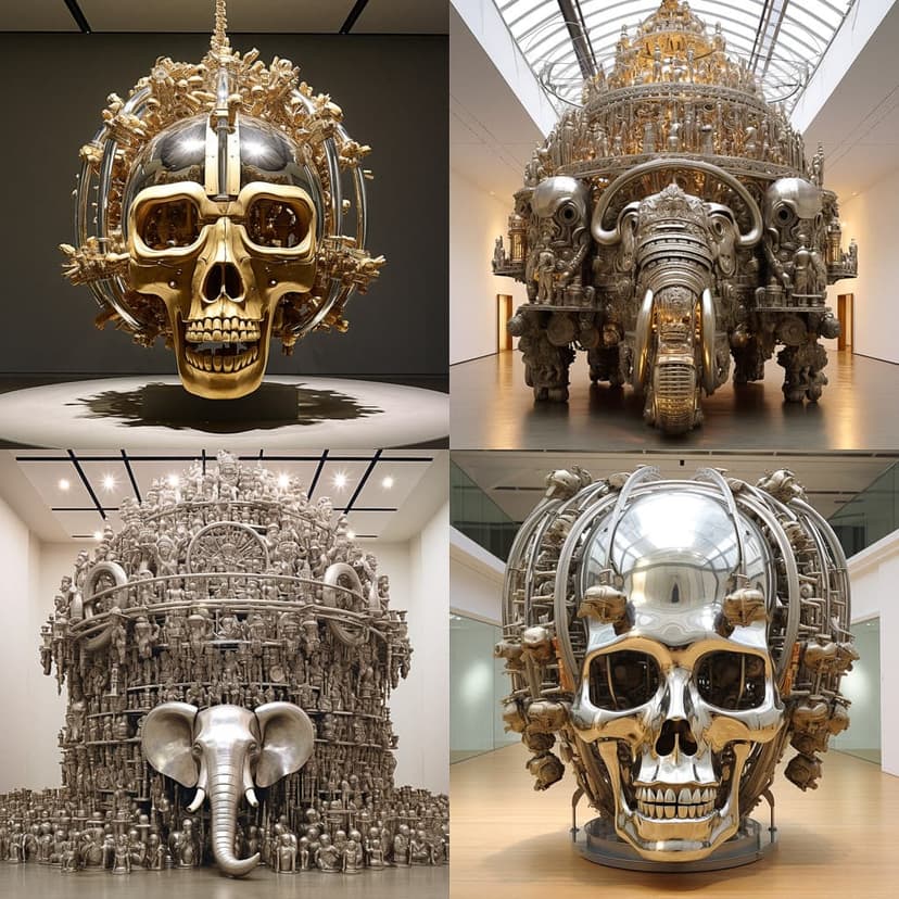 Ornate Metallic Surrealism
