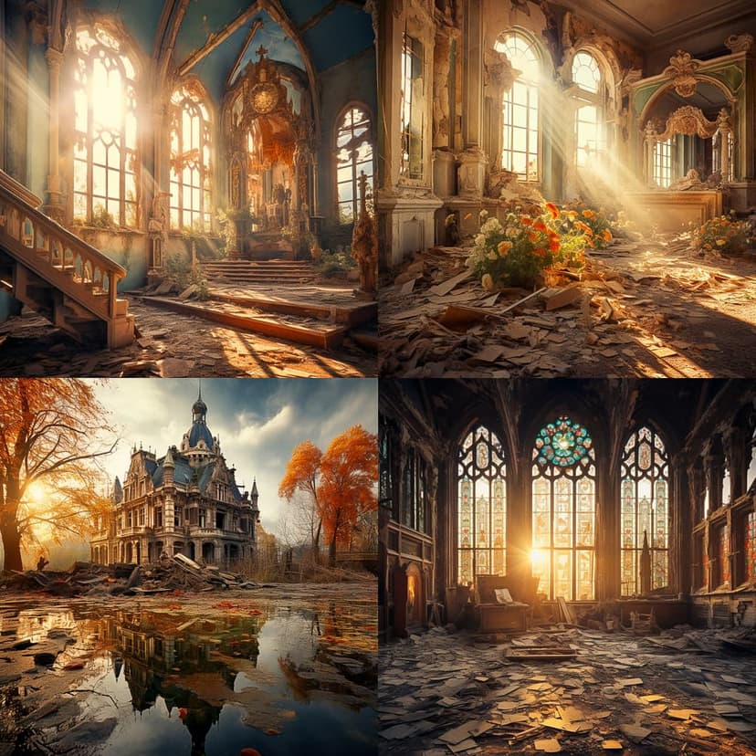 Romantic Ruin Aesthetic