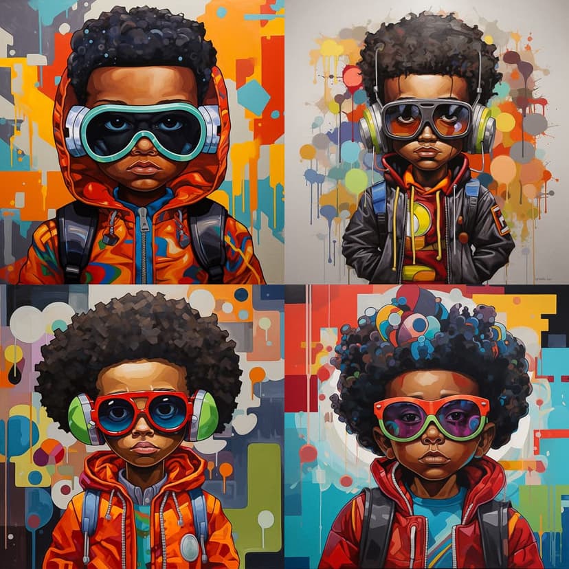 Vibrant Urban Pop Art