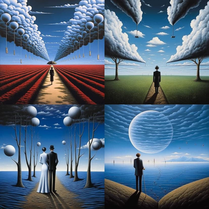 surrealist landscapes