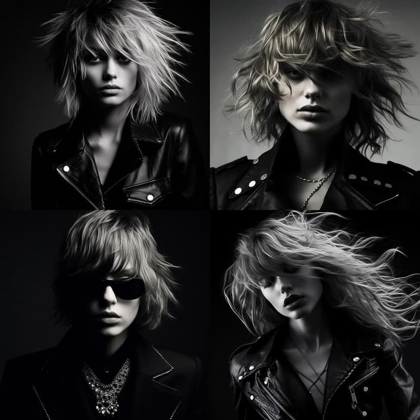 Monochrome Fashion Portrait