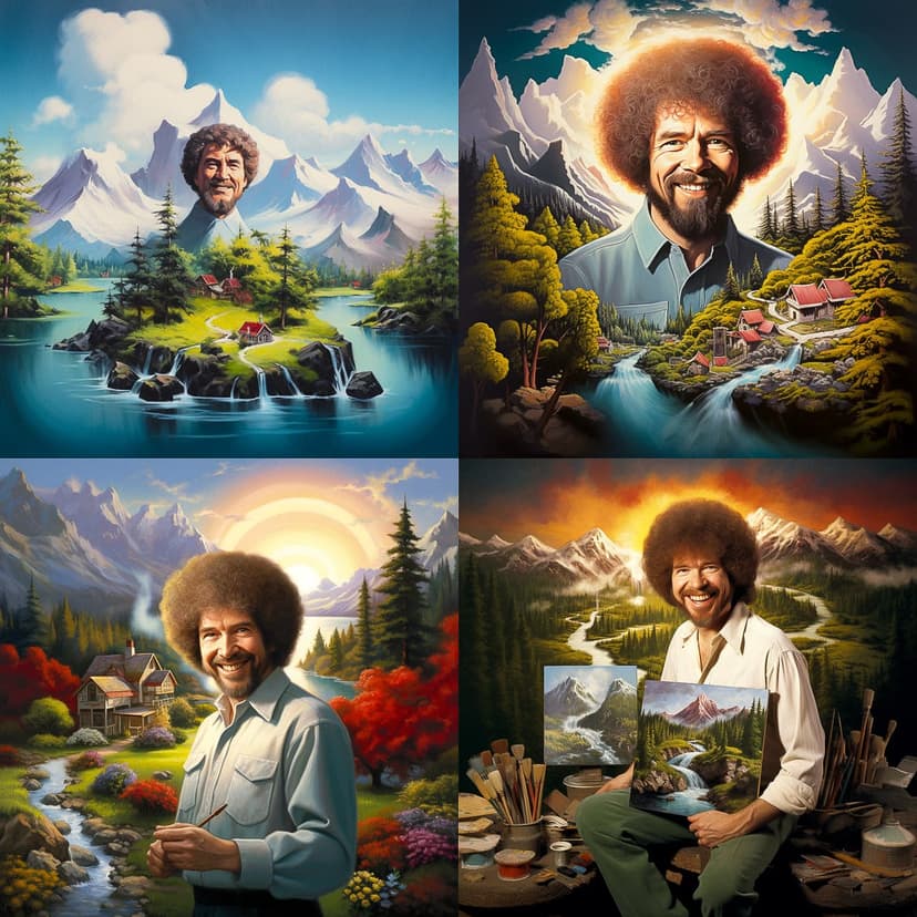 Bob Ross Inspired