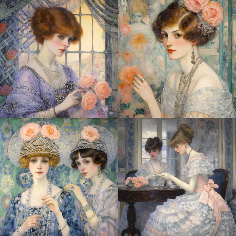 Art Nouveau Portraiture