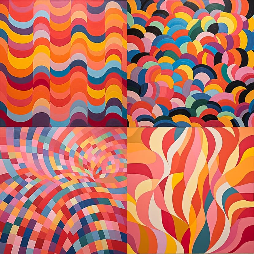 Vibrant Geometric Abstraction