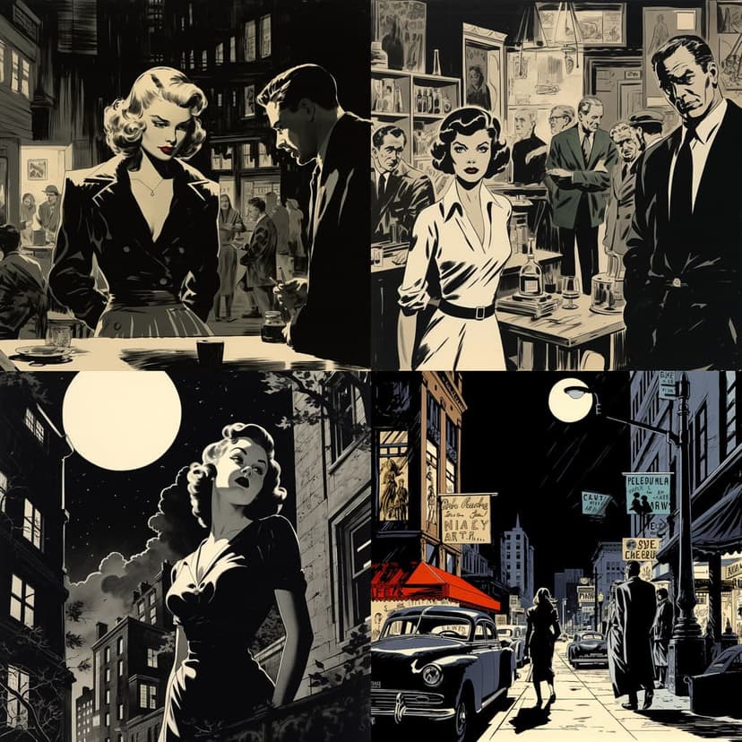 Noir Comic Style