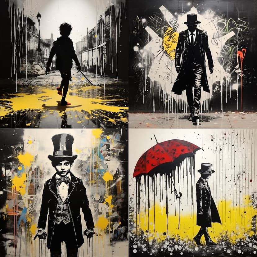 Urban Graffiti Noir