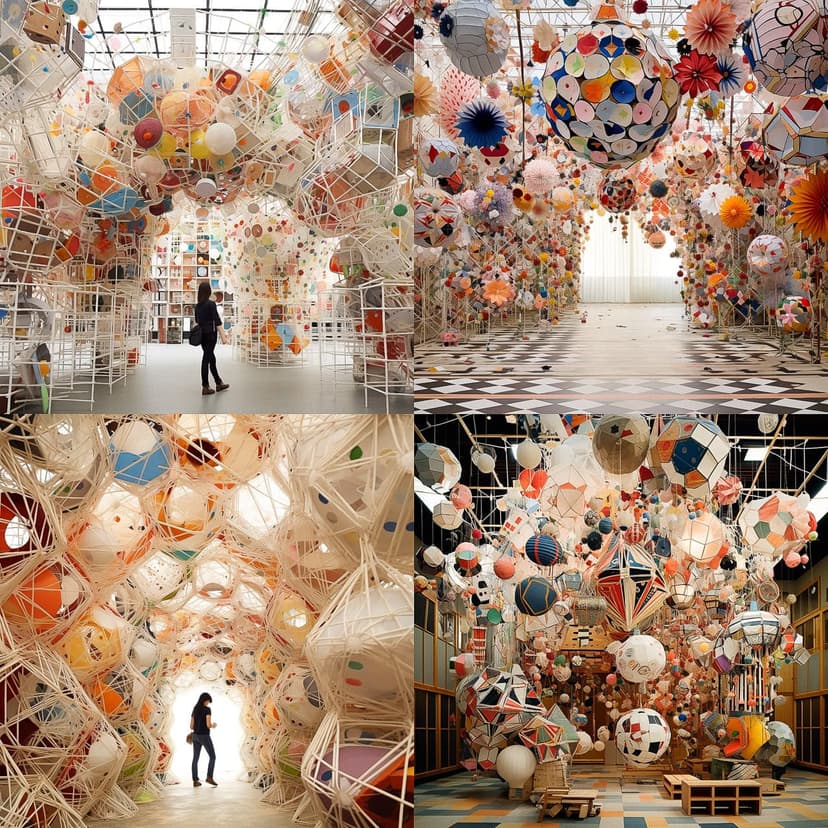 Geometric Installation Art