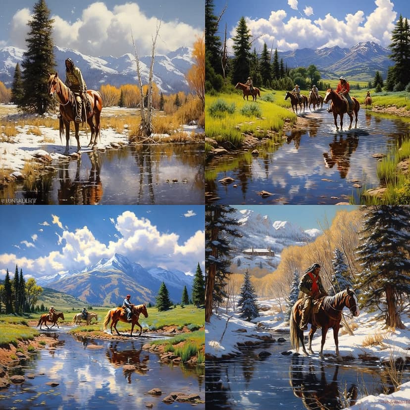 Realistic Western Landscape