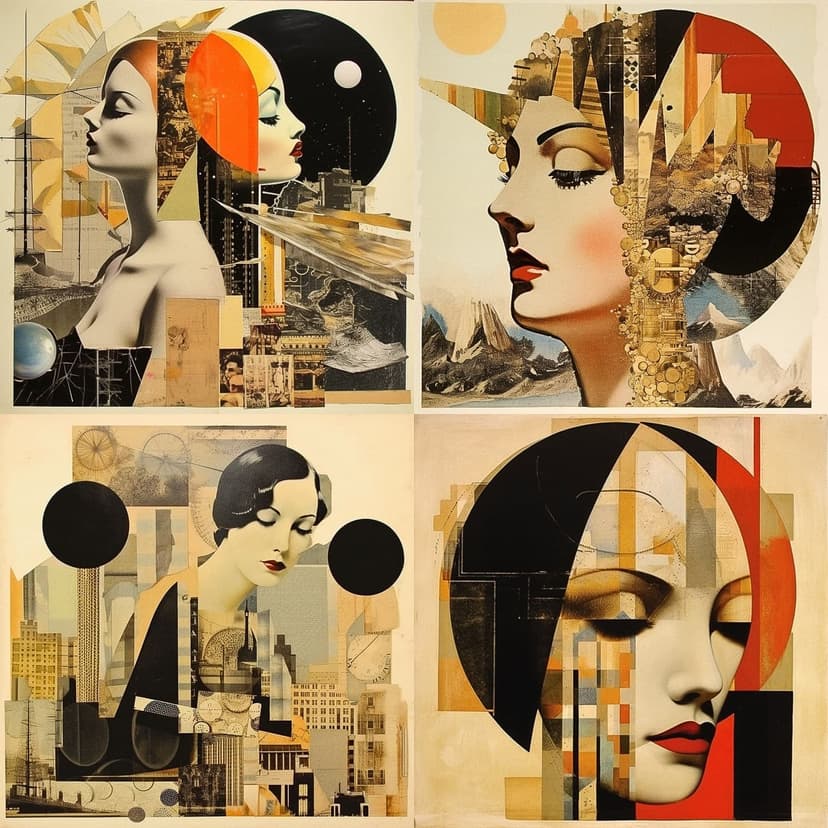 Art Deco Collage