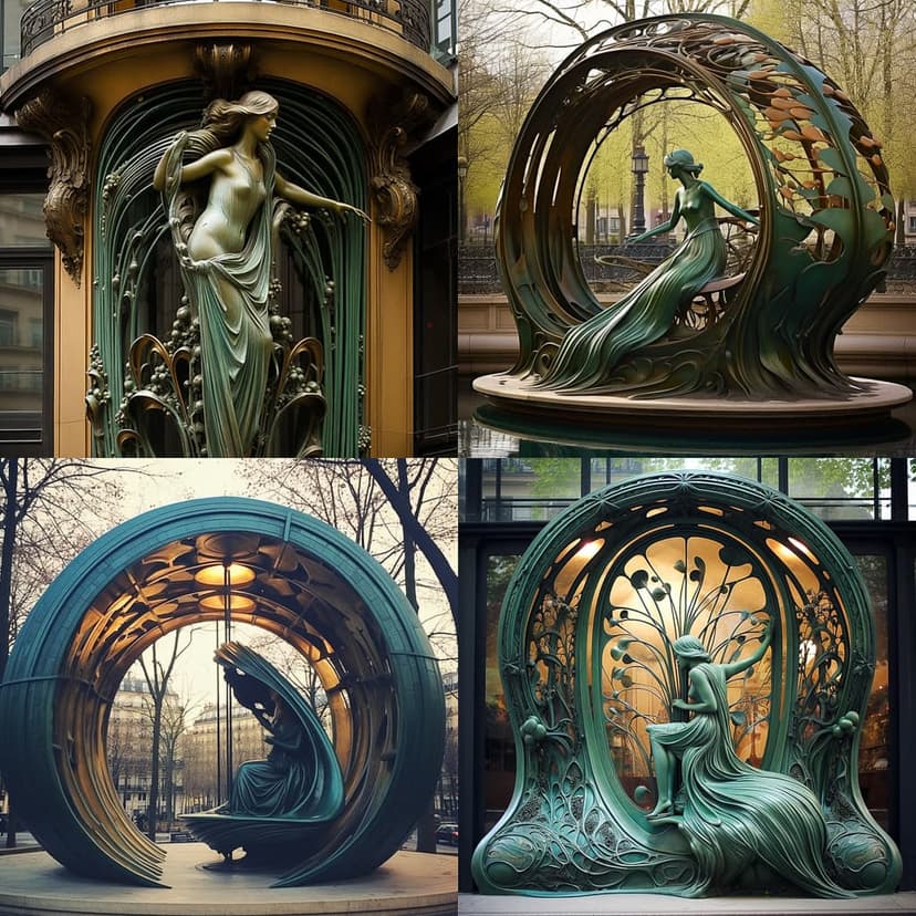 Art Nouveau Sculpture