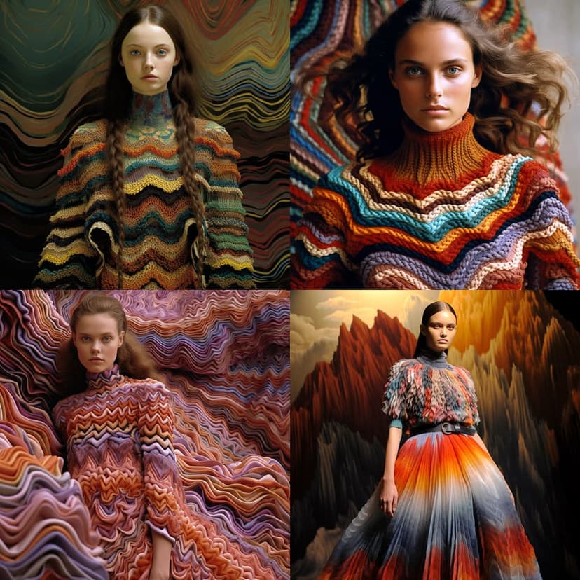 Textured Wave Patterns