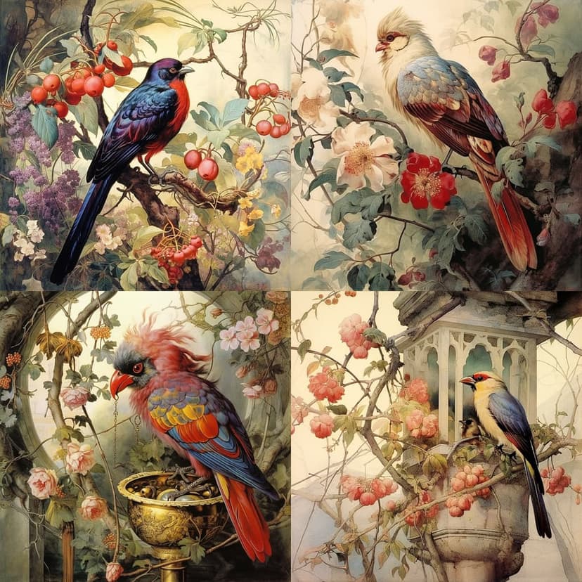 Victorian Ornithological Illustration