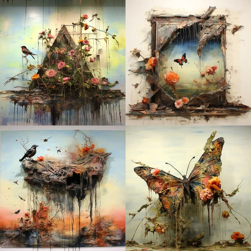 Surreal Organic Decay