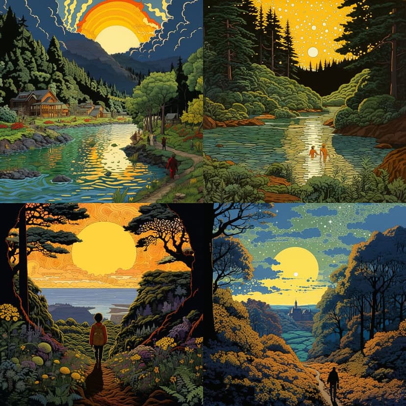Vibrant Retro Illustration