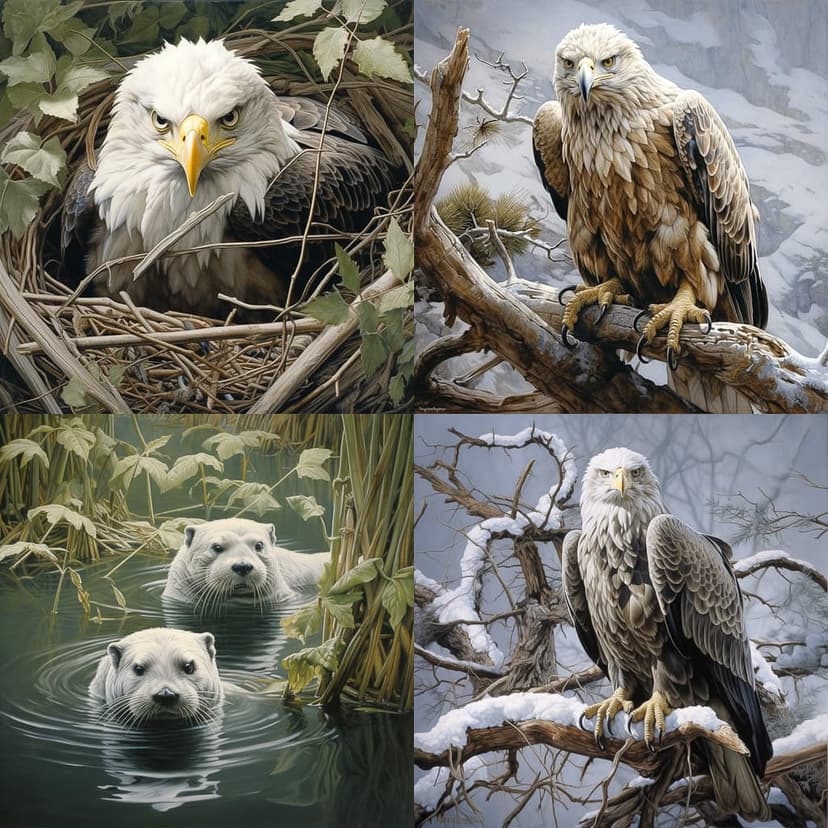 Realistic Wildlife Painting