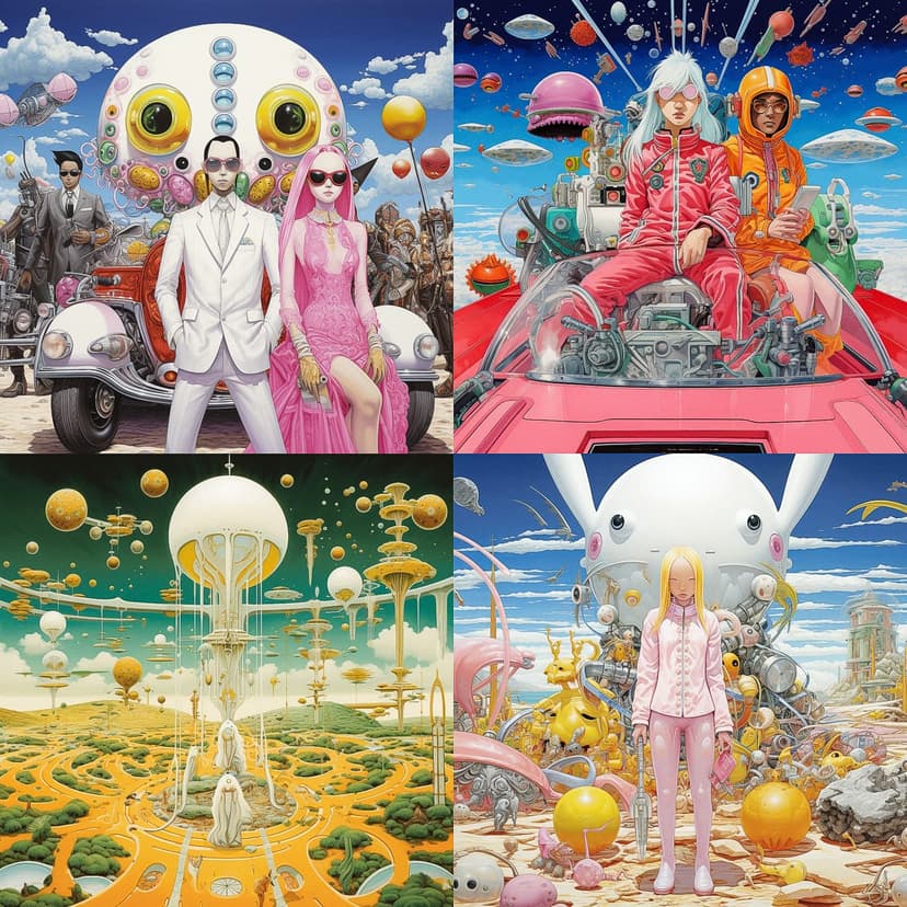 Futuristic Pop Surrealism