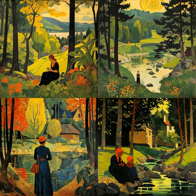 Art Nouveau Pastoral