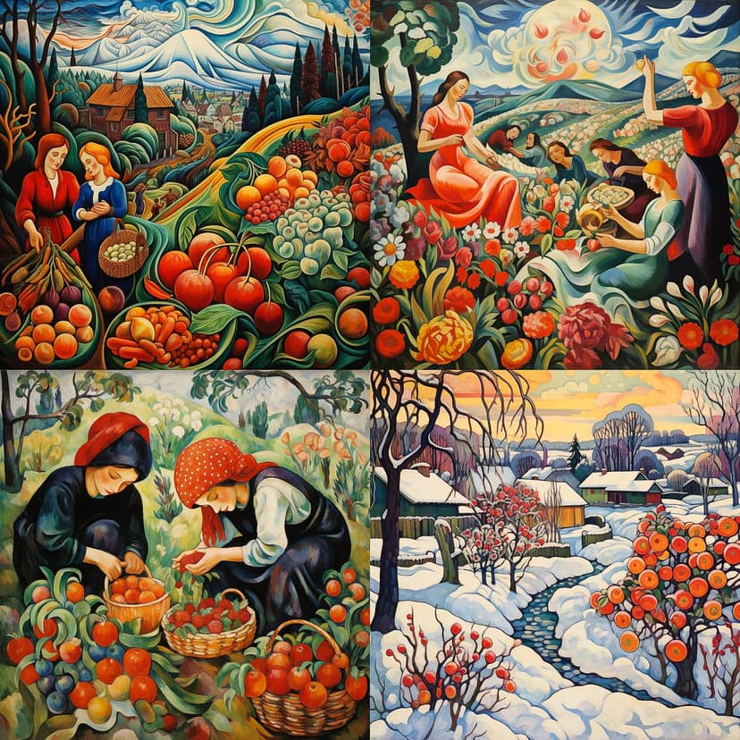 Vibrant Folk Art