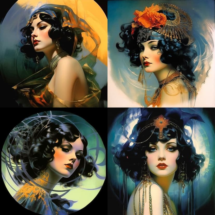 Art Deco Portraits