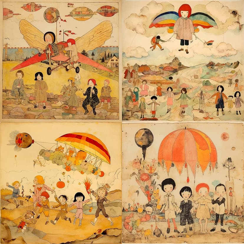 Whimsical Vintage Illustration