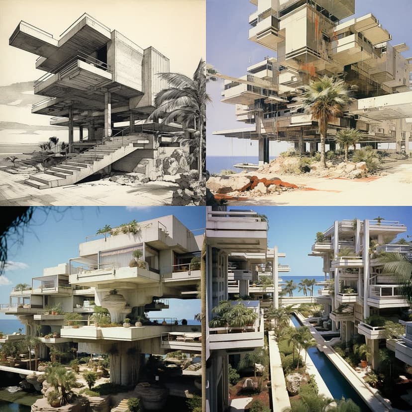 Brutalist Architectural Vision