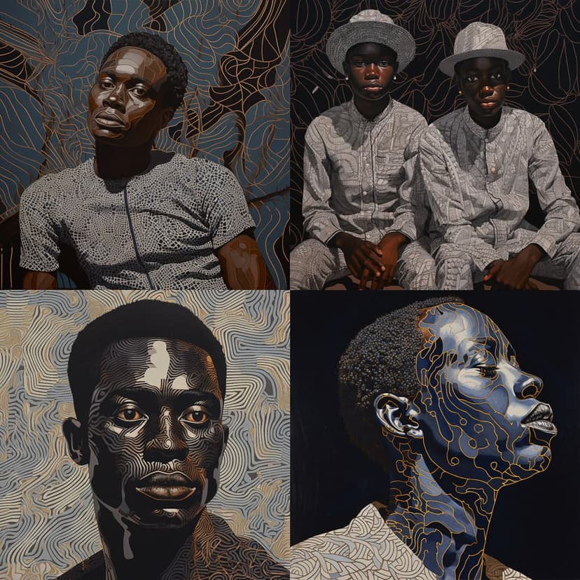 Contemporary Line Art