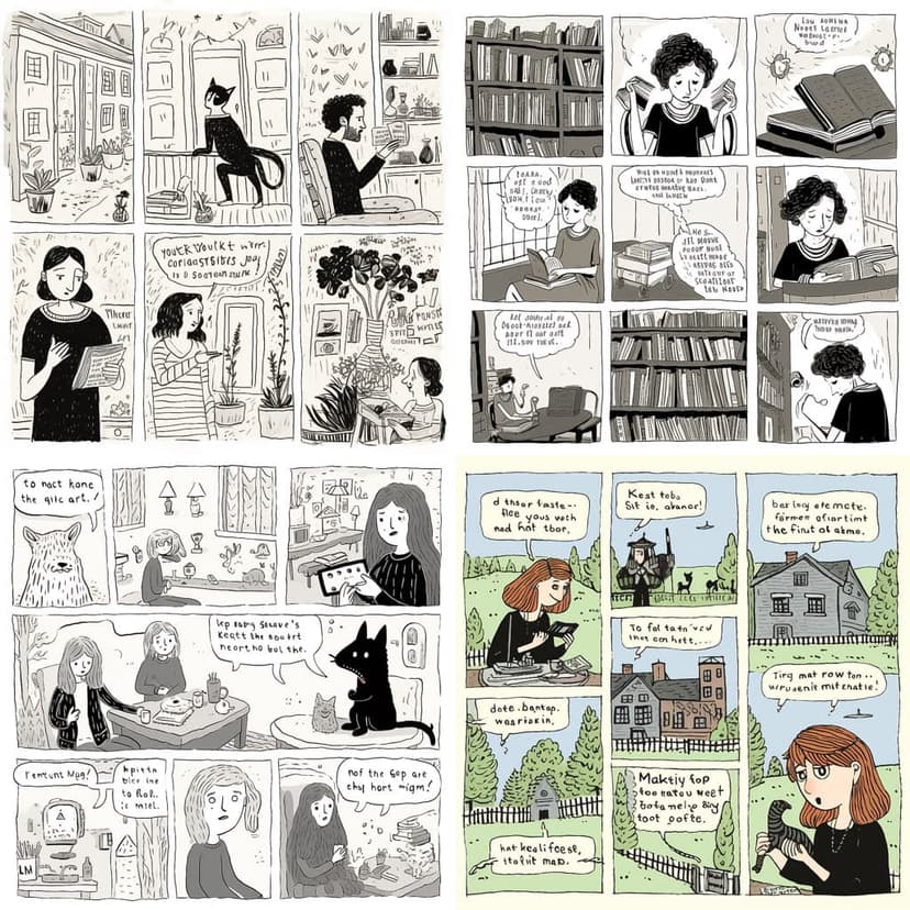 Whimsical Comic Style