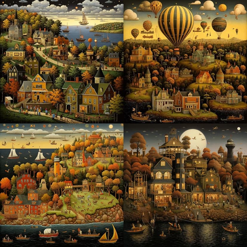 Whimsical Folk Art