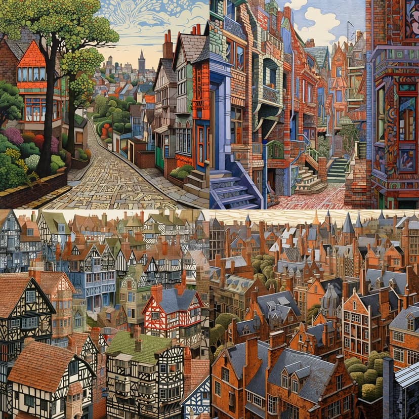 Whimsical Architectural Illustration