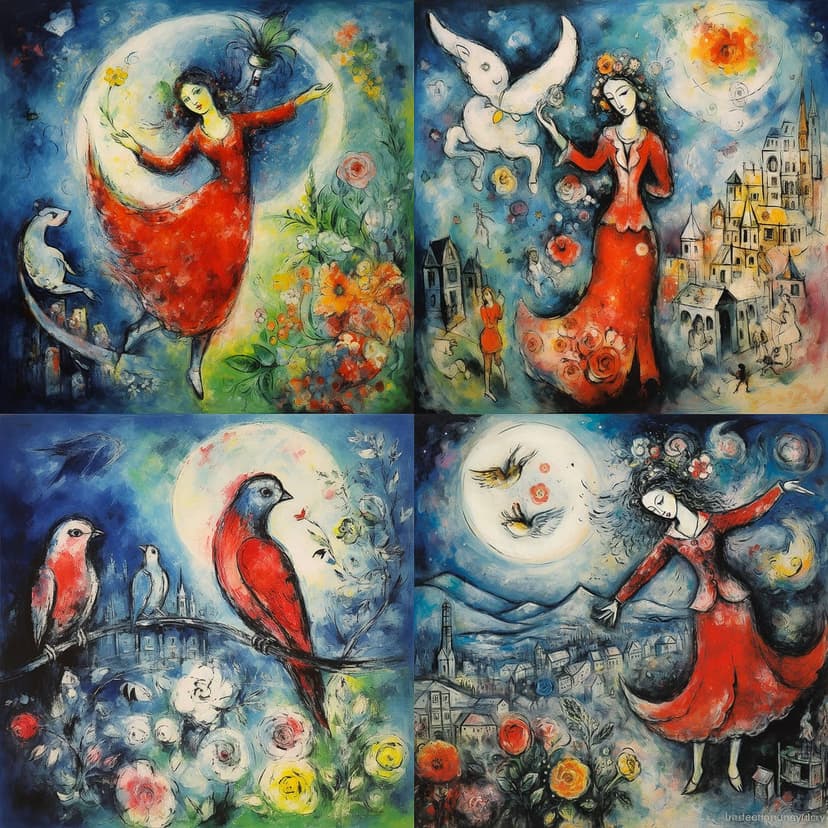 Chagall-inspired Dreamscape