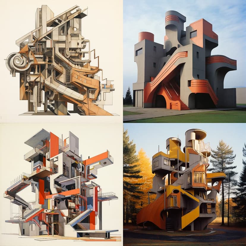 Futuristic Architectural Concept Art