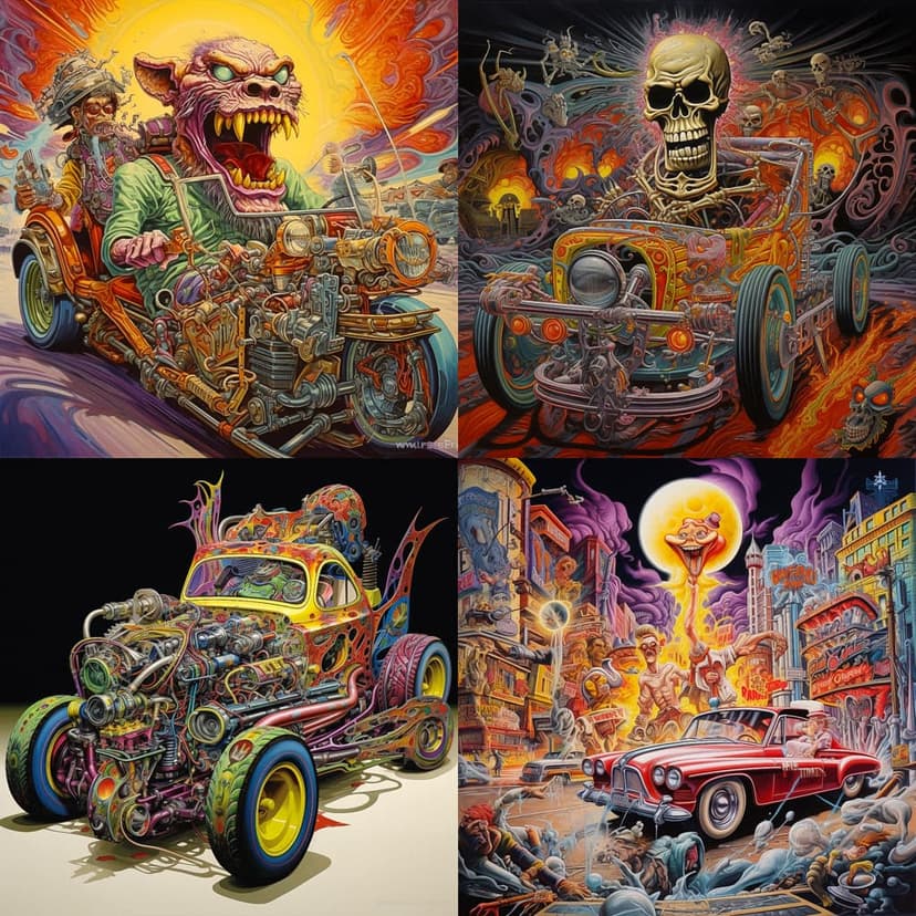 Psychedelic Hot Rod