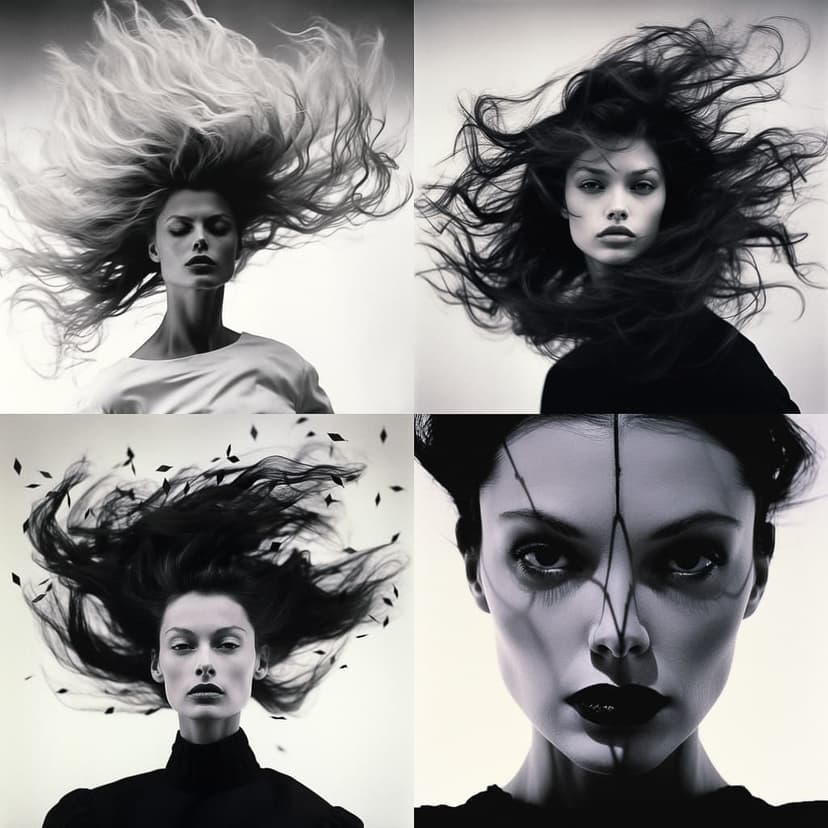 Monochrome Dramatic Portraiture