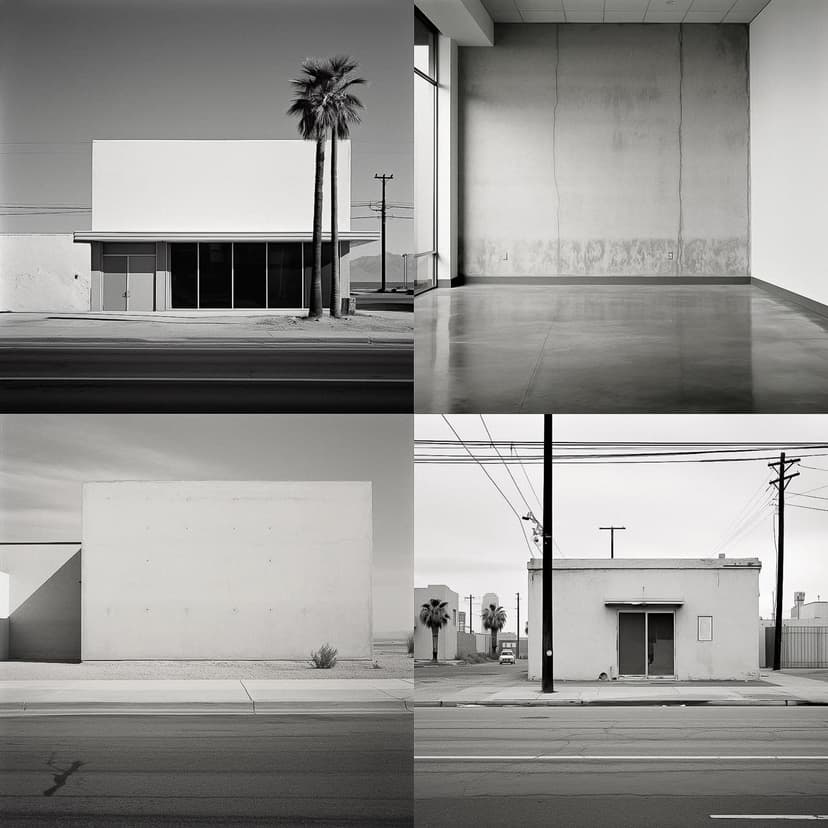 minimalist monochrome