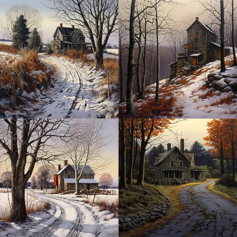 Realistic Winter Landscape