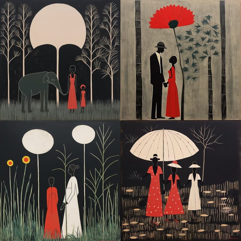 Minimalist Folk Art