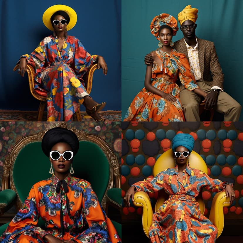 Vibrant Afrocentric Fashion