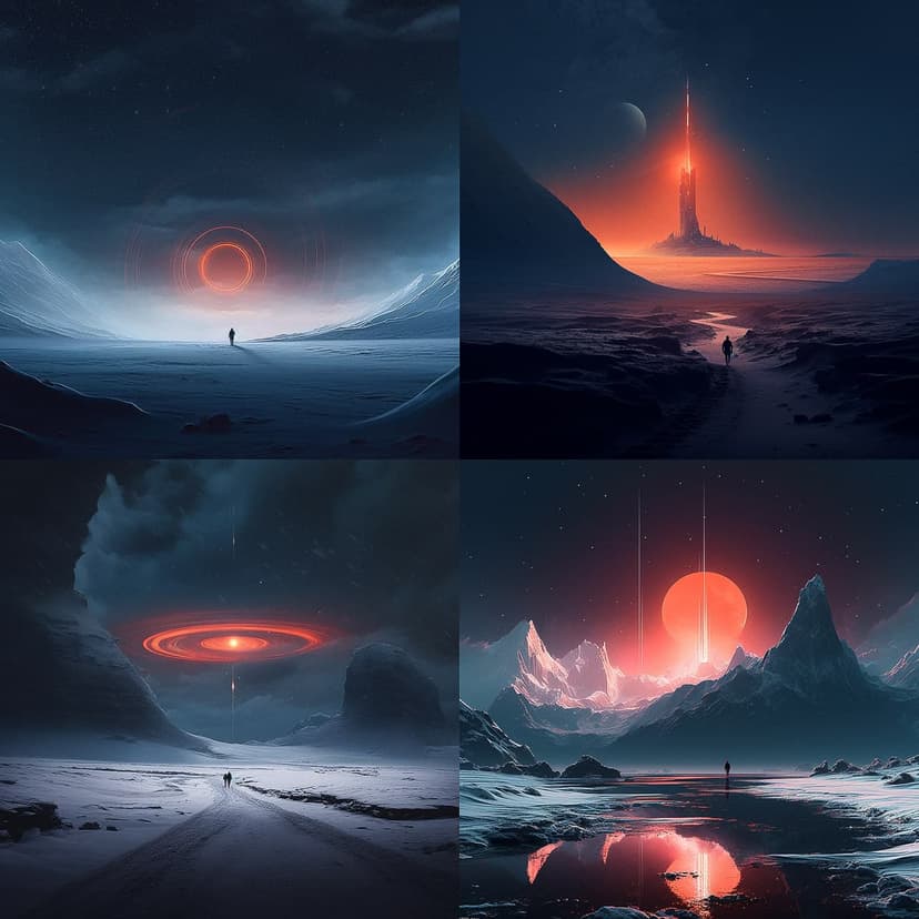 Surreal Cosmic Landscape