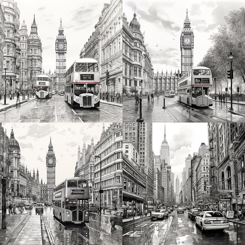 Vintage Architectural Sketch