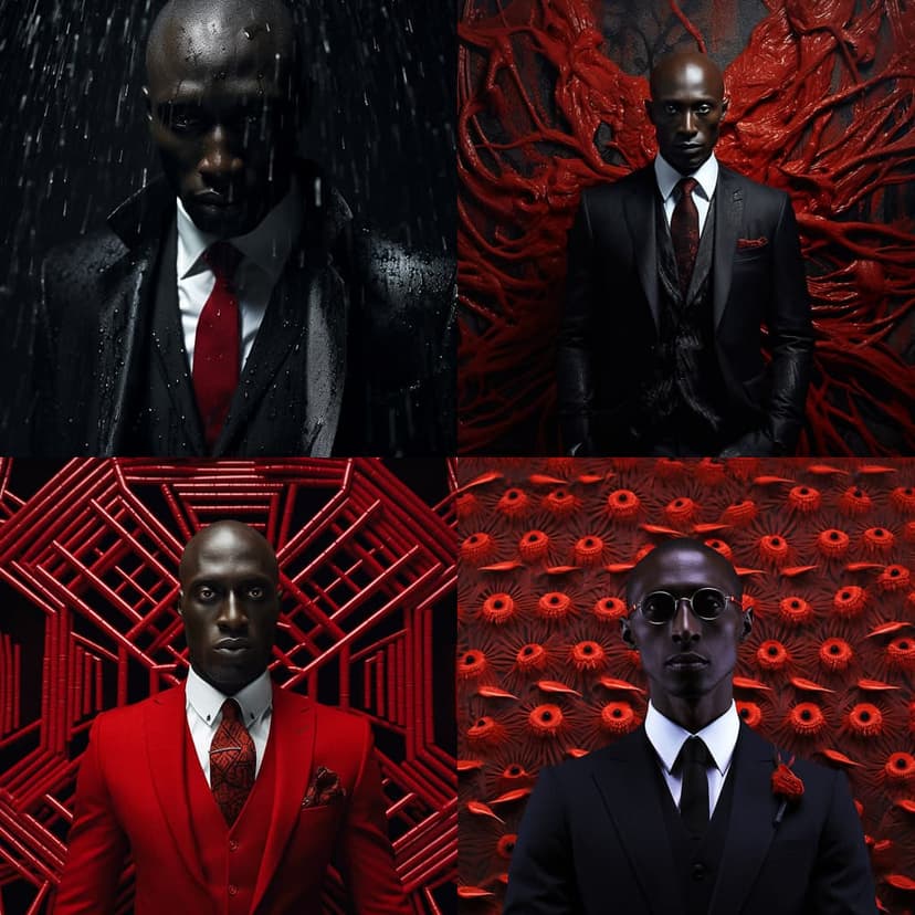 Dramatic Contrast with Textured Backgrounds