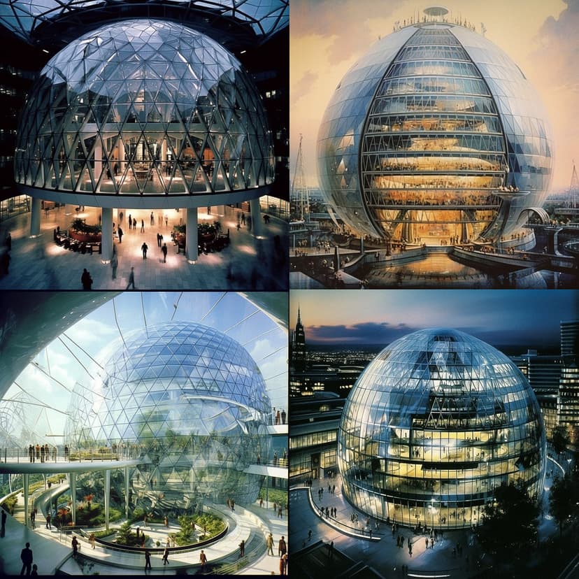Futuristic Architectural Visualization