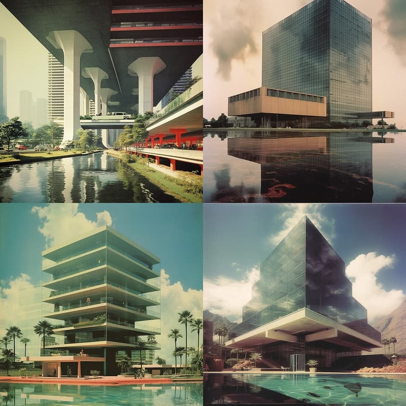 Retro-futuristic Architectural