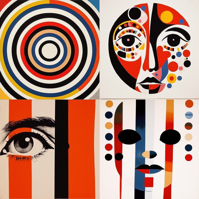 Modern Geometric Pop Art