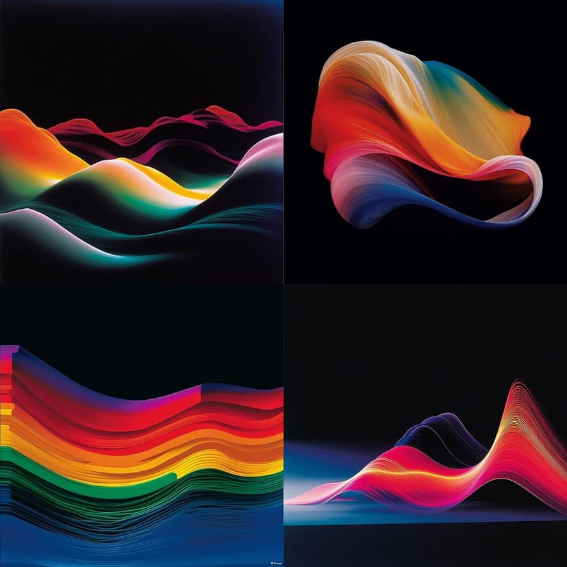 Abstract Color Waves