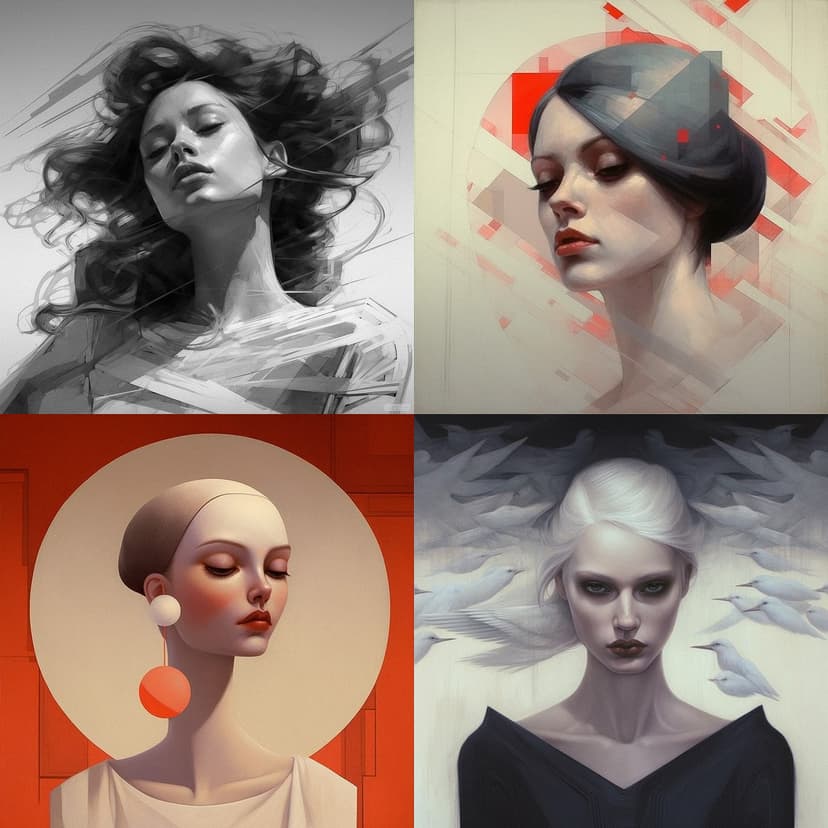 Contemporary Abstract Portraiture