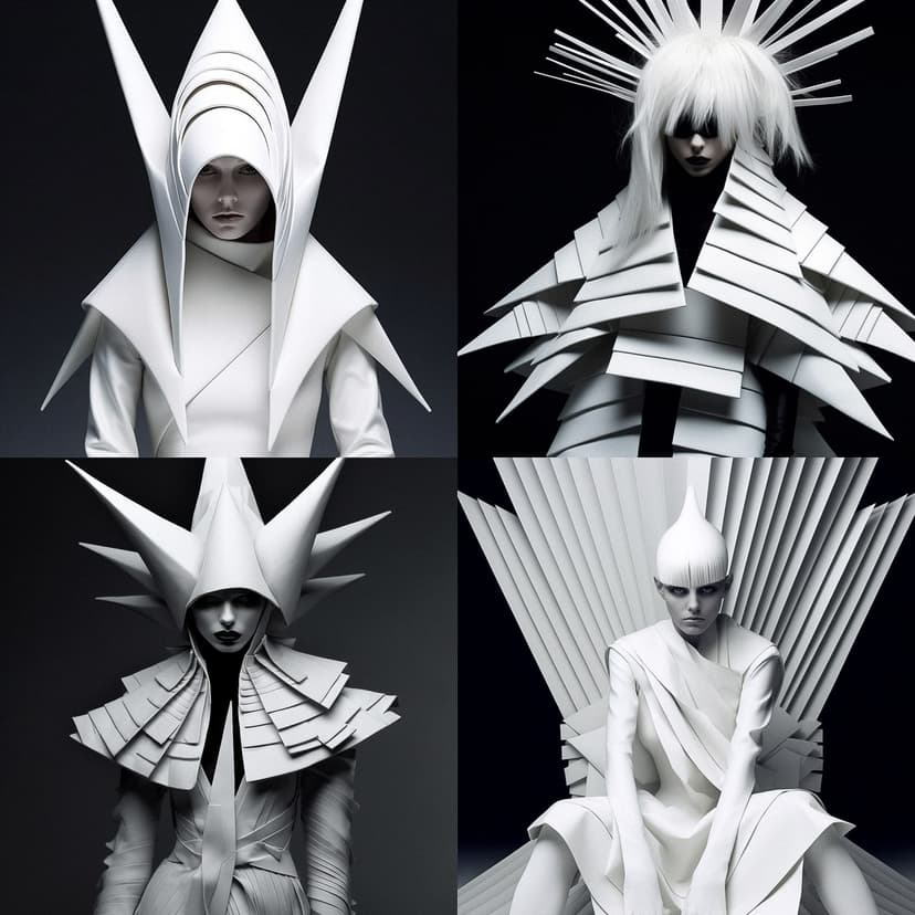 Futuristic Origami Fashion